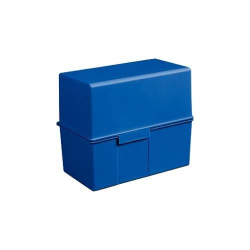 4012473976146 - - Karteikasten 165 x 128 x 95 cm (b x h x t) din A6 quer 400 Karten Polystyrol blau