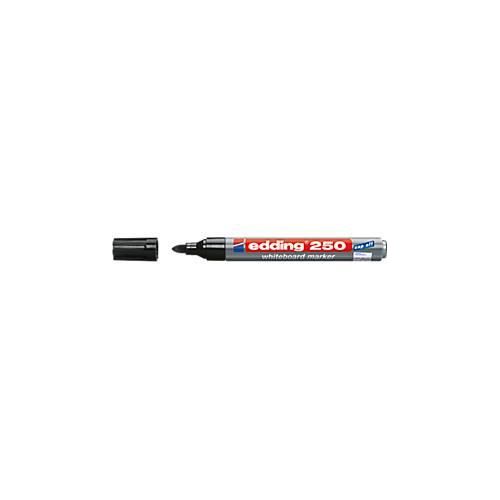 4004764012916 - 4-250001 Whiteboardmarker 250 schwarz Strichbreite 15-3 mm Rundspitze - Edding 4004764012916 - 4-250001 Whiteboardmarker 250 schwarz Strichbreite 15-3 mm Rundspitze - Edding