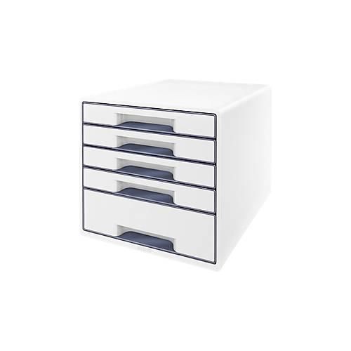 4002432115402 - - Schubladenbox wow cube 5 Schubladen din A4 Polystyrol Gehäusefarbe weiß Farbe der Schublade grau weiß 4002432115402 - - Schubladenbox wow cube 5 Schubladen din A4 Polystyrol Gehäusefarbe weiß Farbe der Schublade grau weiß
