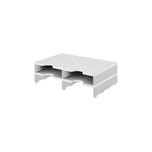 7612176106665 - styro® Sortierstation styrodoc Standard DIN C4 Anbaueinheit grau grau 7612176106665 - styro® Sortierstation styrodoc Standard DIN C4 Anbaueinheit grau grau