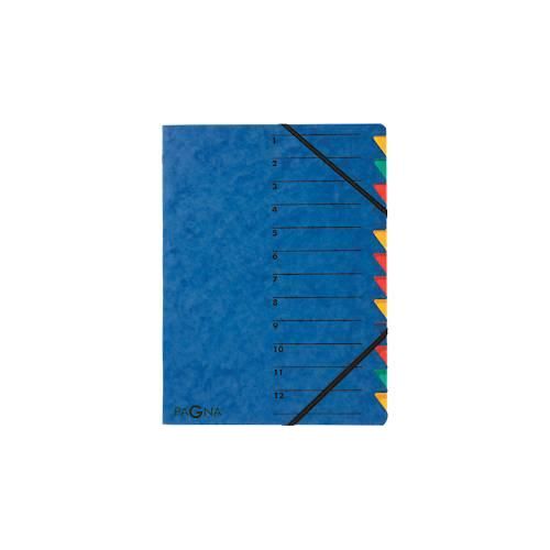 4013951004757 - Dokumentenmappe Easy DIN A4 Gummizugverschluss 12-teilig blau 4013951004757 - Dokumentenmappe Easy DIN A4 Gummizugverschluss 12-teilig blau