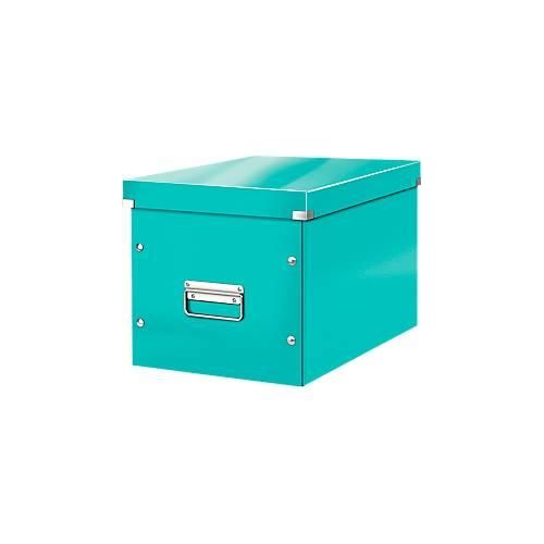 4002432117178 - Aufbewahrungsbox Click & Store WOW Cube 6108-00-51 30 Liter mit Deckel für A4 außen 360x320x310mm Karton blau 4002432117178 