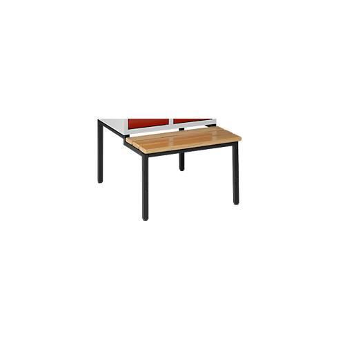 4051273520623 - Sitzbank schwarz m 3 Buchenholzleisten 630 mm breit 4051273520623 - Sitzbank schwarz m 3 Buchenholzleisten 630 mm breit