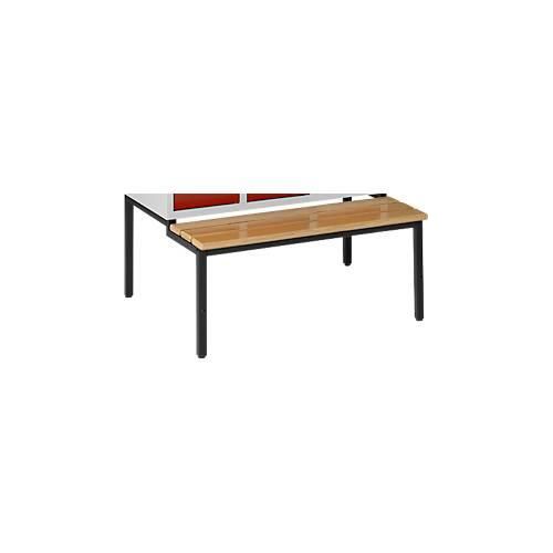 4051273617934 - Sitzbank schwarz m 3 Buchenholzleisten 830 mm breit 4051273617934 - Sitzbank schwarz m 3 Buchenholzleisten 830 mm breit