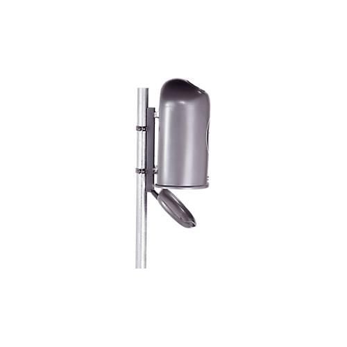 4040136703570 - Abfallbehälter oval 45 Liter ohne selbstschließende Edelstahlklappe anthrazit glimmer 4040136703570 - Abfallbehälter oval 45 Liter ohne selbstschließende Edelstahlklappe anthrazit glimmer