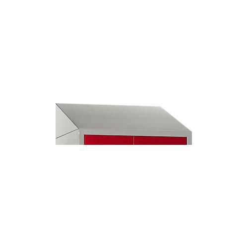 4051273621337 - Schrägdach für Kleiderspind B 830 mm hellsilber 4051273621337 - Schrägdach für Kleiderspind B 830 mm hellsilber