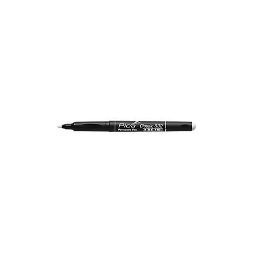 4260056154997 - Permanent Marker Pica Classic 532 weiß Rundspitze 1-2 mm wasserfest geruchsarm 10 Stück 4260056154997 - Permanent Marker Pica Classic 532 weiß Rundspitze 1-2 mm wasserfest geruchsarm 10 Stück