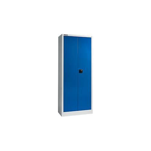 4051273634740 - Select Materialschrank abschließbar 4 verzinkte Böden 5 OH B 800 x T 400 x H 1935 mm Stahl lichtgrau enzianblau 4051273634740 - Select Materialschrank abschließbar 4 verzinkte Böden 5 OH B 800 x T 400 x H 1935 mm Stahl lichtgrau enzianblau