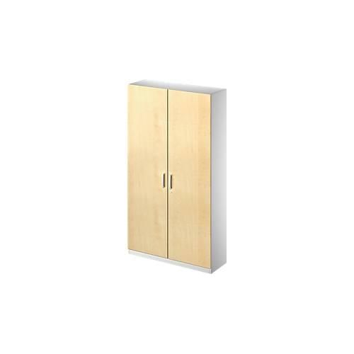 4051273739056 - Genius Akten- Garderobenschrank TETRIS SOLID 5 OH B 1200 mm Ahorn-Dekor weißalu