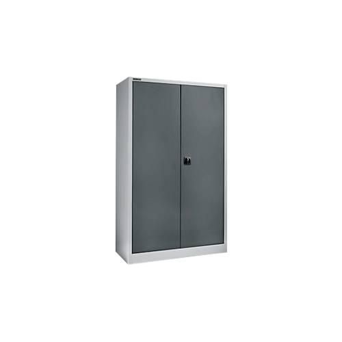 4051273635815 - Select Materialschrank abschließbar 4 verzinkte Böden 5 OH B 1200 x T 400 x H 1935 mm Stahl weißaluminium anthrazitgrau 4051273635815 - Select Materialschrank abschließbar 4 verzinkte Böden 5 OH B 1200 x T 400 x H 1935 mm Stahl weißaluminium anthrazitgrau