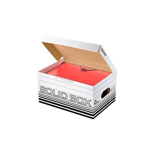 4002432589593 - Archivbox 6117-00-01 265 mm x 195 mm x 370 mm Karton Weiß Schwarz 10 St 4002432589593 - Archivbox 6117-00-01 265 mm x 195 mm x 370 mm Karton Weiß Schwarz 10 St