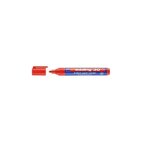 4004764440672 - Pigmentmarker edding 30 Brilliant rot 10 Stück 4004764440672 - Pigmentmarker edding 30 Brilliant rot 10 Stück