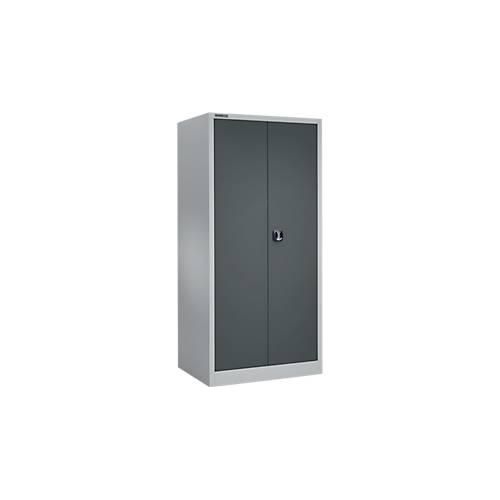 4051273644688 - Select Materialschrank MSI 2509 S verstärkte Ausführung bis 100 kg Fachboden B 950 x T 500 x H 1935 mm weißaluminium anthrazitgrau