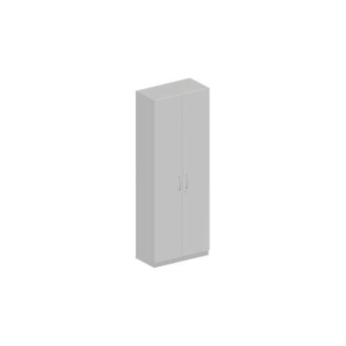 4051273739582 - Genius Garderobenschrank TETRIS SOLID 5 OH 1 Fachboden Kleiderstange abschließbar B 800 x T 412 x H 2143 mm weißalu lichtgrau 4051273739582 - Genius Garderobenschrank TETRIS SOLID 5 OH 1 Fachboden Kleiderstange abschließbar B 800 x T 412 x H 2143 mm weißalu lichtgrau