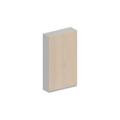 4051273739667 - Genius Garderobenschrank TETRIS SOLID 5 Ordnerhöhen 1 Fachboden Kleiderstange abschließbar B 1200 x T 412 x H 2143 mm weißalu Ahorn 4051273739667 - Genius Garderobenschrank TETRIS SOLID 5 Ordnerhöhen 1 Fachboden Kleiderstange abschließbar B 1200 x T 412 x H 2143 mm weißalu Ahorn