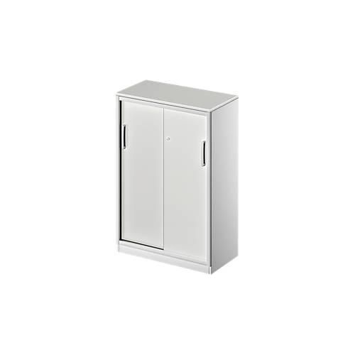 4051273739926 - Genius Schiebetürenschrank TETRIS SOLID 3 OH 2 Fachböden B 800 mm 19 mm Abdeckplatte lichtgrau weißalu 4051273739926 - Genius Schiebetürenschrank TETRIS SOLID 3 OH 2 Fachböden B 800 mm 19 mm Abdeckplatte lichtgrau weißalu