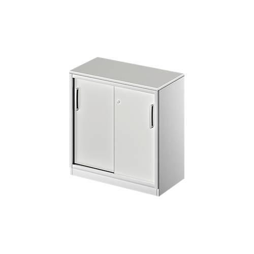 4051273728982 - Genius Schiebetürenschrank TETRIS SOLID 2 OH B 800 mm inkl 19 mm Abdeckplatte lichtgrau weißalu 4051273728982 - Genius Schiebetürenschrank TETRIS SOLID 2 OH B 800 mm inkl 19 mm Abdeckplatte lichtgrau weißalu