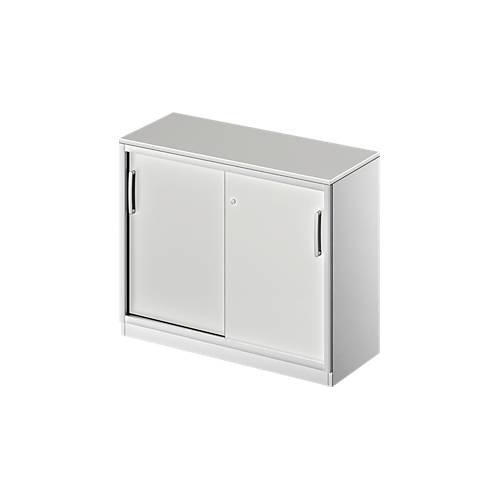 4051273728999 - Genius Schiebetürenschrank TETRIS SOLID 2 OH B 1000 mm inkl 19 mm Abdeckplatte lichtgrau weißalu 4051273728999 - Genius Schiebetürenschrank TETRIS SOLID 2 OH B 1000 mm inkl 19 mm Abdeckplatte lichtgrau weißalu