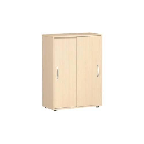 4038933409078 - Schiebetürenschrank Alicante 3 Ordnerhöhen B 800 x T 400 x H 1104 mm Ahorn-Dekor 4038933409078 - Schiebetürenschrank Alicante 3 Ordnerhöhen B 800 x T 400 x H 1104 mm Ahorn-Dekor