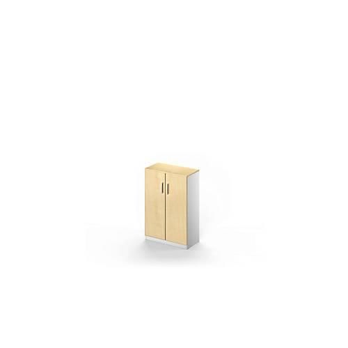 4051273729156 - Genius Flügeltürenschrank TETRIS SOLID 3 OH B 800 x H 1170 mm 2 Böden Ahorn weißalu 4051273729156 - Genius Flügeltürenschrank TETRIS SOLID 3 OH B 800 x H 1170 mm 2 Böden Ahorn weißalu