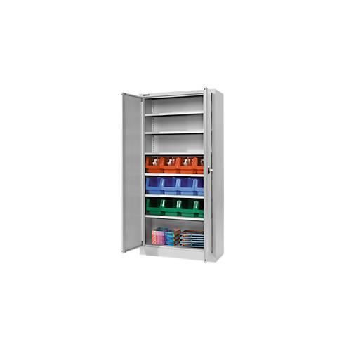 4251898822328 - Materialschrank MSI 2409 mit 20 Kästen weißaluminium 4251898822328 - Materialschrank MSI 2409 mit 20 Kästen weißaluminium