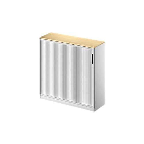 4051273740533 - Genius Querrollladenschrank TETRIS SOLID 3 OH B 1200 mm inkl 19 mm Abdeckplatte Ahorn-Dekor weißalu weißalu 4051273740533 - Genius Querrollladenschrank TETRIS SOLID 3 OH B 1200 mm inkl 19 mm Abdeckplatte Ahorn-Dekor weißalu weißalu