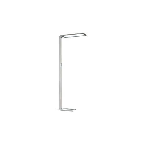 4260466689515 - LED Stehlampe NUBO plus dimmbar für Bildschirmarbeitsplatz direkt indirekt leuchtend 4000 K silbern 4260466689515 - LED Stehlampe NUBO plus dimmbar für Bildschirmarbeitsplatz direkt indirekt leuchtend 4000 K silbern