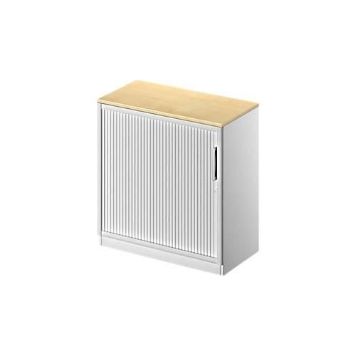 4051273729194 - Genius Querrollladenschrank TETRIS SOLID 2 OH B 800 mm inkl 19 mm Abdeckplatte Buche-Dekor weißalu weißalu 4051273729194 - Genius Querrollladenschrank TETRIS SOLID 2 OH B 800 mm inkl 19 mm Abdeckplatte Buche-Dekor weißalu weißalu