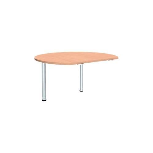 4038933055435 - Anbautisch ALICANTE 2 Stützfüße B 1200 x T 1047 mm mit 2 Stützfüßen höhenverstellbar Buche-Dekor 4038933055435 - Anbautisch ALICANTE 2 Stützfüße B 1200 x T 1047 mm mit 2 Stützfüßen höhenverstellbar Buche-Dekor