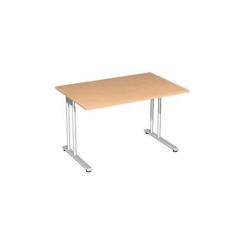 4038933430393 - Schreibtisch PALENQUE C-Fuß Rechteck B 1200 x T 800 x H 720 mm Buche