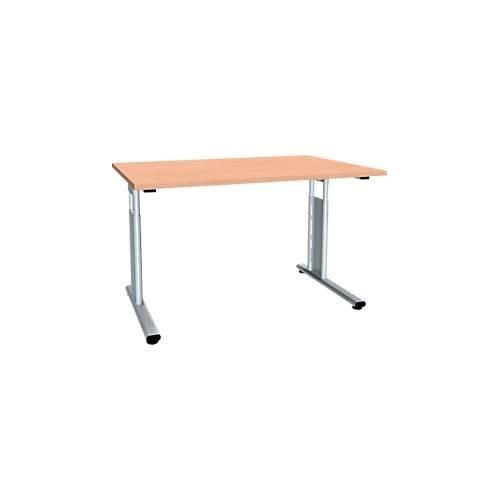 4038933055152 - Schreibtisch ALICANTE C-Fuß Rechteck B 1200 x T 800 x H 680-820 mm Buche-Dekor 4038933055152 - Schreibtisch ALICANTE C-Fuß Rechteck B 1200 x T 800 x H 680-820 mm Buche-Dekor