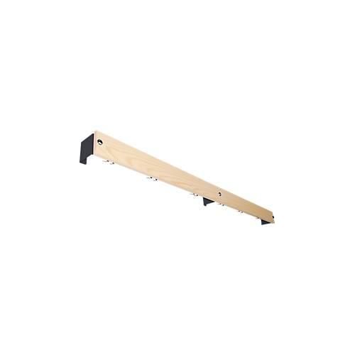 4030426818749 - Hakenleiste für Umkleidebank-System 2000 mm lang Holz anthrazit 4030426818749 - Hakenleiste für Umkleidebank-System 2000 mm lang Holz anthrazit