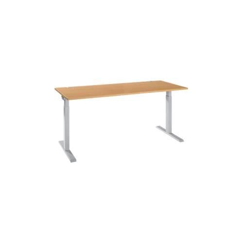 4251898819793 - Select Schreibtisch ERGO-T 20 Rechteck T-Fuß B 1800 x T 800 x H 675-895 mm Buche weißalu 4251898819793 - Select Schreibtisch ERGO-T 20 Rechteck T-Fuß B 1800 x T 800 x H 675-895 mm Buche weißalu
