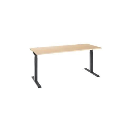 4251898819823 - Select Schreibtisch ERGO-T 20 Rechteck T-Fuß B 1800 x T 800 x H 675-895 mm Ahorn anthrazit 4251898819823 - Select Schreibtisch ERGO-T 20 Rechteck T-Fuß B 1800 x T 800 x H 675-895 mm Ahorn anthrazit