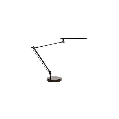 3595560005796 - Genérica - Lampara de escritorio unilux mambo led 56w doble brazo articulado abs y aluminio negro base 19 cm diametro 3595560005796 - Genérica - Lampara de escritorio unilux mambo led 56w doble brazo articulado abs y aluminio negro base 19 cm diametro