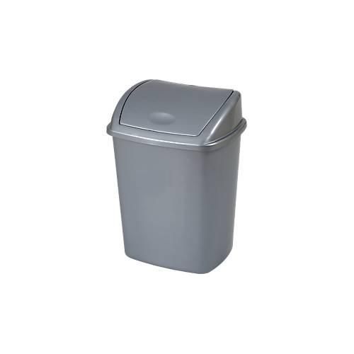 8690462068421 - Abfallbehälter Vepa Bins Volumen 26 l mit Deckel rechteckig L 272 x B 352 x H 480 mm Kunststoff grau 8690462068421 - Abfallbehälter Vepa Bins Volumen 26 l mit Deckel rechteckig L 272 x B 352 x H 480 mm Kunststoff grau