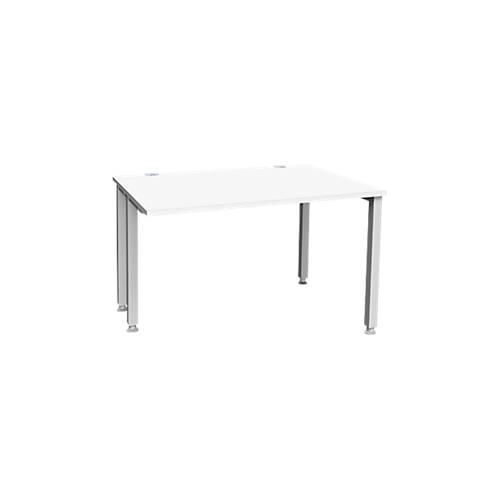 4250510841754 - Genius Schreibtisch MODENA FLEX 4-Fuß-Quadratrohr verkürzte Seitenteile B 1200 mm weiß 4250510841754 - Genius Schreibtisch MODENA FLEX 4-Fuß-Quadratrohr verkürzte Seitenteile B 1200 mm weiß