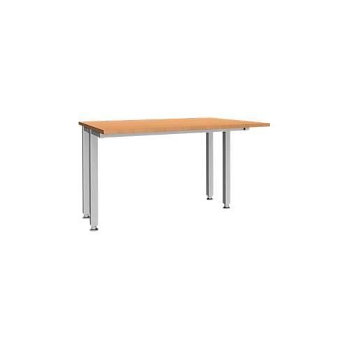 4250510841778 - Genius Schreibtisch MODENA FLEX 4-Fuß-Quadratrohr verkürzte Seitenteile B 1200 mm buche 4250510841778 - Genius Schreibtisch MODENA FLEX 4-Fuß-Quadratrohr verkürzte Seitenteile B 1200 mm buche