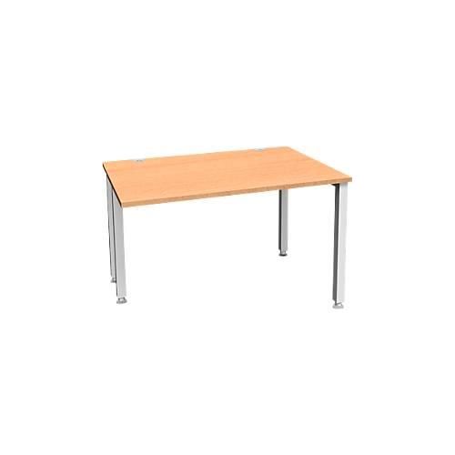 4250510841723 - Genius Schreibtisch MODENA FLEX 4-Fuß-Quadratrohr verkürzte Seitenteile B 1200 mm buche