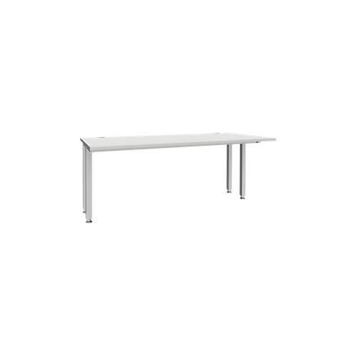 4250510842065 - Genius Schreibtisch MODENA FLEX 4-Fuß-Quadratrohr verkürzte Seitenteile B 1800 mm lichtgrau 4250510842065 - Genius Schreibtisch MODENA FLEX 4-Fuß-Quadratrohr verkürzte Seitenteile B 1800 mm lichtgrau