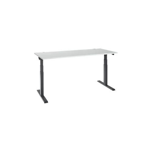 4251898821185 - Select Schreibtisch ERGO-T 20 elektrisch höhenverstellbar Rechteck T-Fuß B 1800 x T 800 x H 640-1300 mm lichtgrau anthrazit 4251898821185 - Select Schreibtisch ERGO-T 20 elektrisch höhenverstellbar Rechteck T-Fuß B 1800 x T 800 x H 640-1300 mm lichtgrau anthrazit