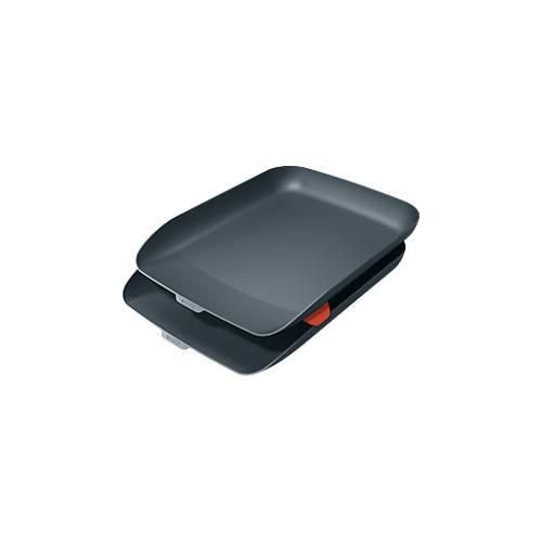 4002432126248 - Briefablageset Cosy 5358-10-89 A4 C4 grau Kunststoff stapelbar 4002432126248 5358-10-89 2 Stück 4002432126248 - Briefablageset Cosy 5358-10-89 A4 C4 grau Kunststoff stapelbar 4002432126248 5358-10-89 2 Stück