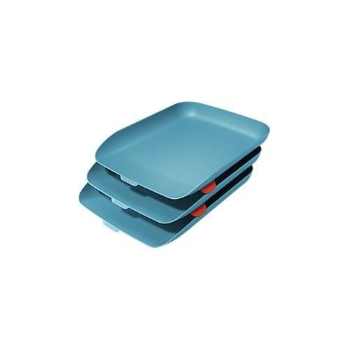 4002432126262 - Briefablageset Cosy 5358-20-61 A4 C4 blau Kunststoff stapelbar 4002432126262 5358-20-61 3 Stück 4002432126262 - Briefablageset Cosy 5358-20-61 A4 C4 blau Kunststoff stapelbar 4002432126262 5358-20-61 3 Stück