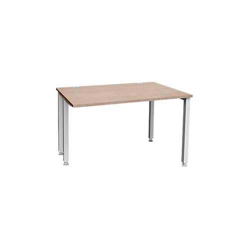 4250510841631 - Genius Schreibtisch MODENA FLEX 4-Fuß-Quadratrohr verkürzte Seitenteile B 800 mm ahorn 4250510841631 - Genius Schreibtisch MODENA FLEX 4-Fuß-Quadratrohr verkürzte Seitenteile B 800 mm ahorn