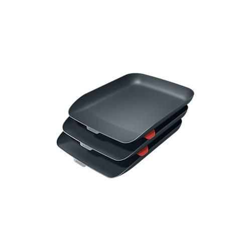 4002432126279 - Briefablageset Cosy 5358-20-89 A4 C4 grau Kunststoff stapelbar 4002432126279 5358-20-89 3 Blatt 4002432126279 - Briefablageset Cosy 5358-20-89 A4 C4 grau Kunststoff stapelbar 4002432126279 5358-20-89 3 Blatt