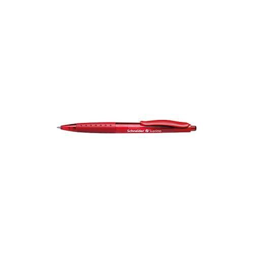 4004675093639 - Kugelschreiber Suprimo Schreibfarbe Rot Strichstärke M Edelstahlspitze gummierter Griff 20 Stück Rot 4004675093639 - Kugelschreiber Suprimo Schreibfarbe Rot Strichstärke M Edelstahlspitze gummierter Griff 20 Stück Rot