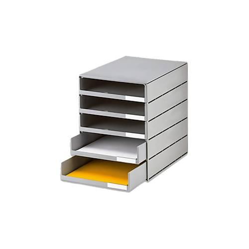 7612176089135 - styro® Schubladenbox Styroval Pro 5 Schubladen offen DIN C4 Polystyrol öko-grau 7612176089135 - styro® Schubladenbox Styroval Pro 5 Schubladen offen DIN C4 Polystyrol öko-grau