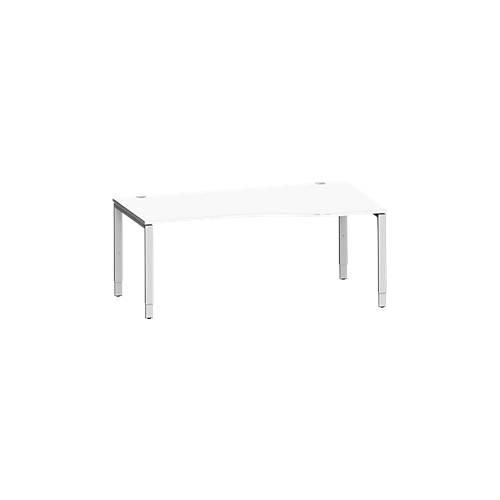 4250510936863 - Genius Freiformschreibtisch MODENA FLEX Ansatz rechts B 1800 mm weiß 4250510936863 - Genius Freiformschreibtisch MODENA FLEX Ansatz rechts B 1800 mm weiß
