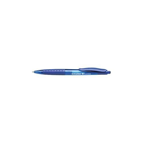 4004675093660 - Kugelschreiber Suprimo Schreibfarbe Blau Strichstärke M Edelstahlspitze gummierter Griff 20 Stück Blau 4004675093660 - Kugelschreiber Suprimo Schreibfarbe Blau Strichstärke M Edelstahlspitze gummierter Griff 20 Stück Blau