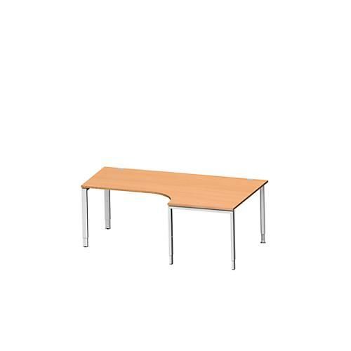 4250510937105 - Genius Winkelschreibtisch MODENA FLEX 90°Ansatz rechts B 2000 mm Buche 4250510937105 - Genius Winkelschreibtisch MODENA FLEX 90°Ansatz rechts B 2000 mm Buche